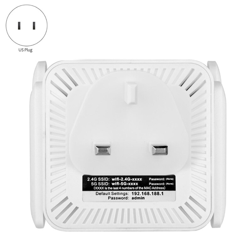 O amplificador 2.4g suporta 5g banda dupla 1200m quatro antena wifi forte através da parede repetidor sem fio