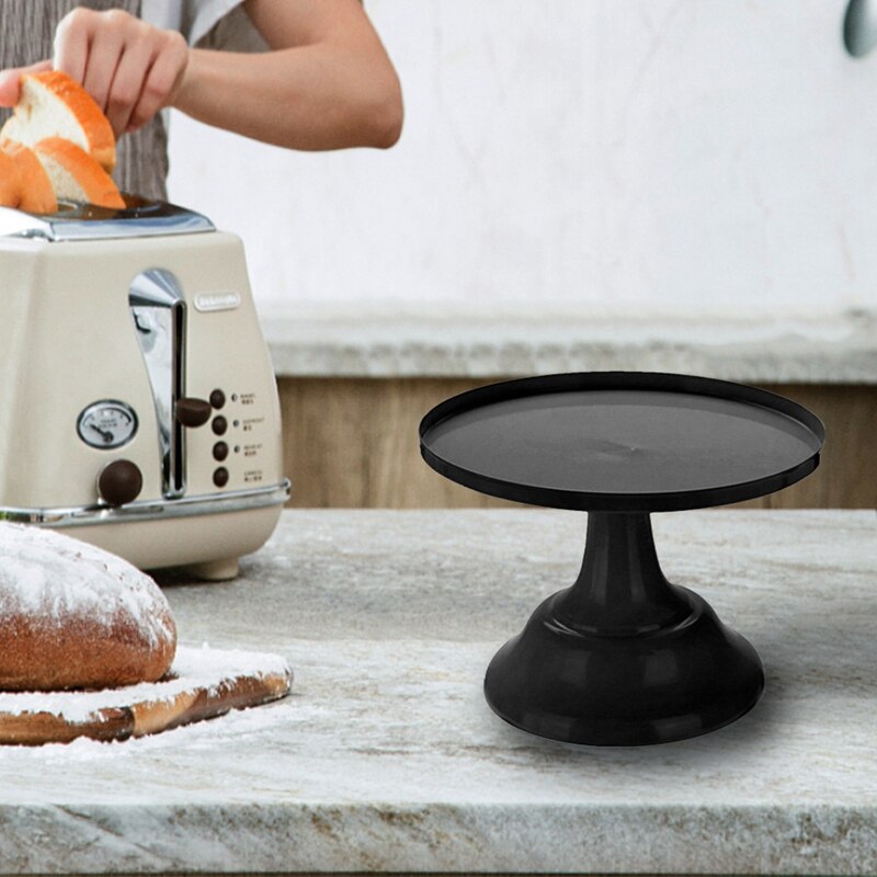 Supporto per torta base in ferro battuto supporto per dolce espositore per torta rotondo supporto per decorazione di compleanno di nozze 8 pollici