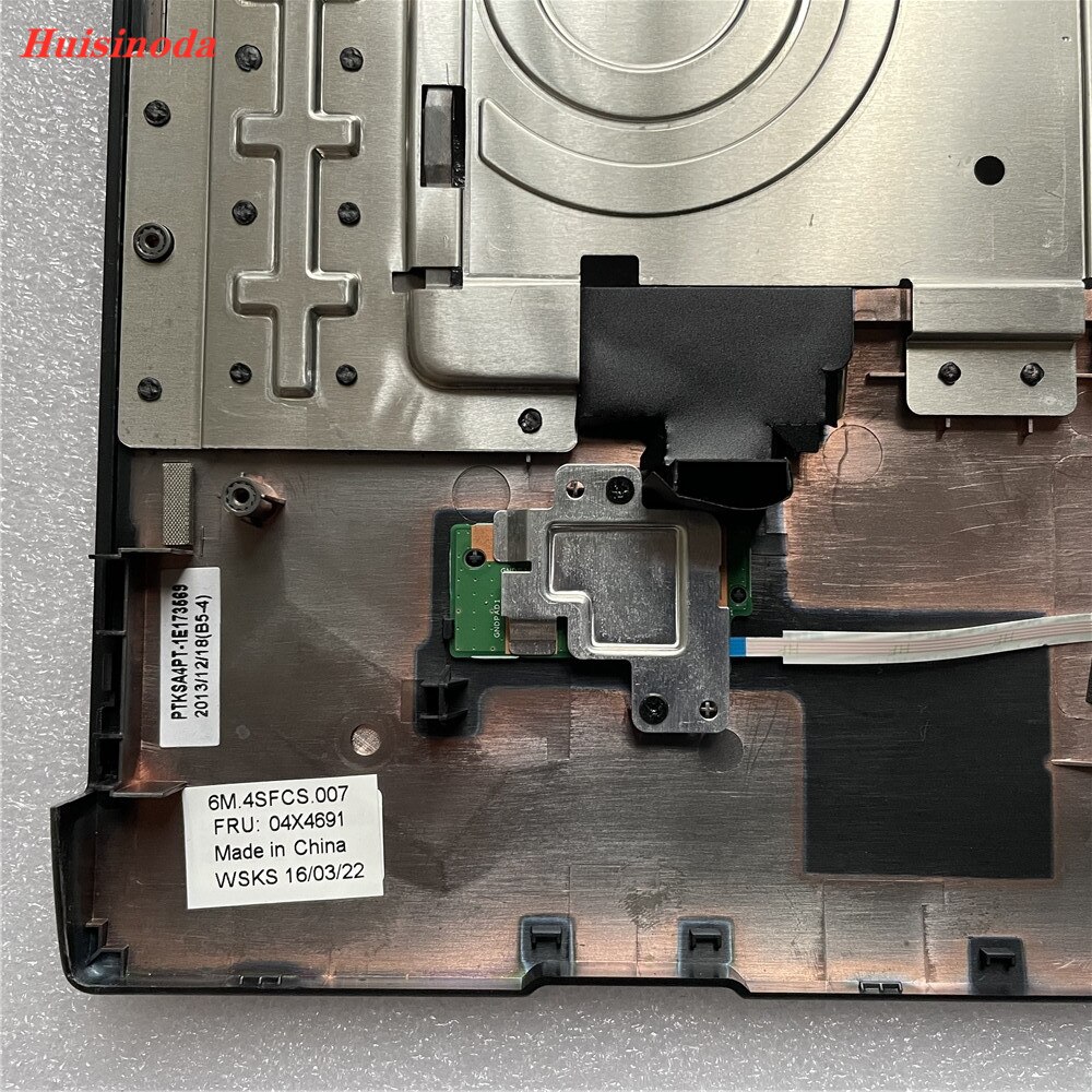 Original Laptop for Lenovo ThinkPad L530 C Cover Palmrest Keyboard border shell With Touchpad Key Fingerprint Cable 04X4691