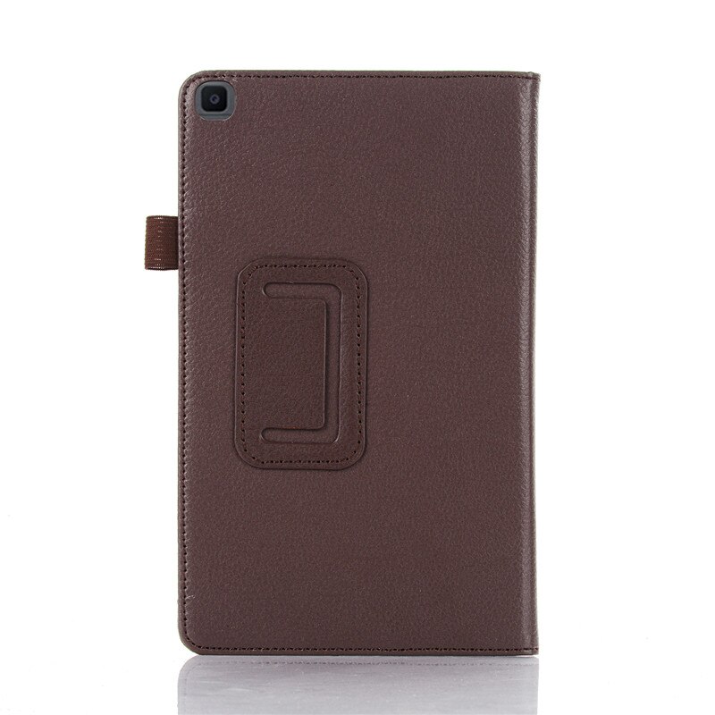 Fodral för samsung galaxy tab 3 8.0 t310 sm-t310 t311 skal smart surfplatta stativ fodral pu läder fall tab 8 t315+ flim: Brun