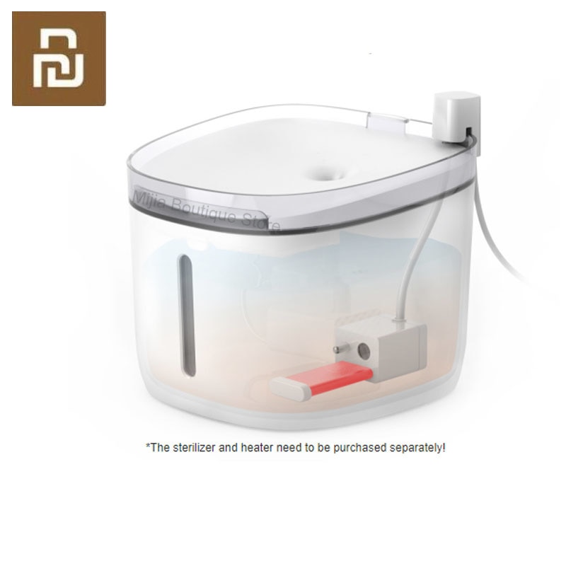 Xiaomi Petoneer Smart Pet Water Dispenser 1.9L Drinking Fountain 4-Filter Heating Sterilization For Cats Dog Work With Mijia APP