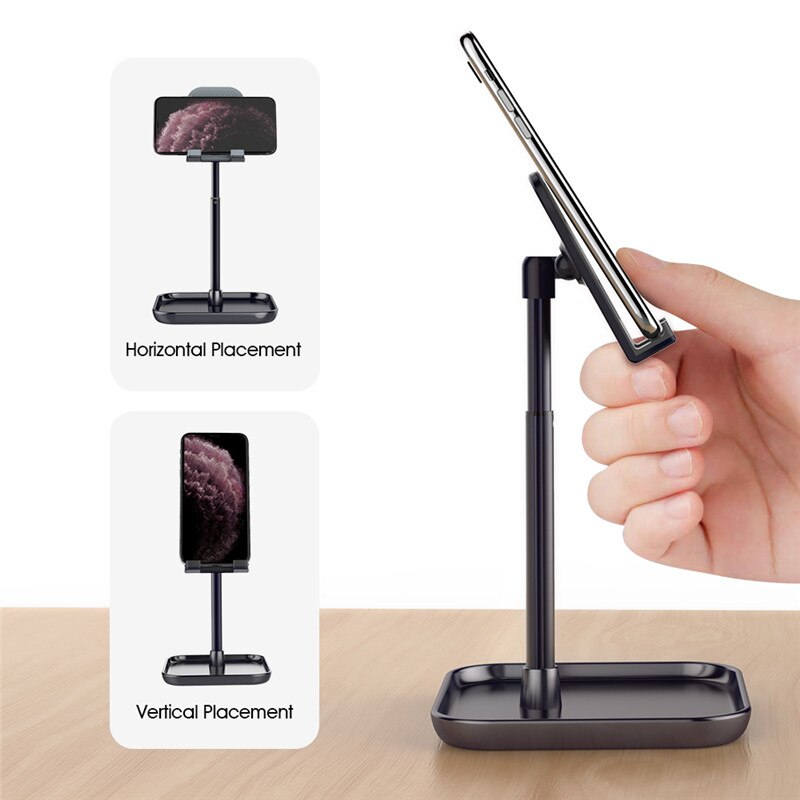 LINGCHEN Desktop Telefoon Stand voor iPhone X XS MAX iPad Universele Mobiele Tablet Telefoon Houder Bureau Voor Xiaomi Samsung S10 s9 S8