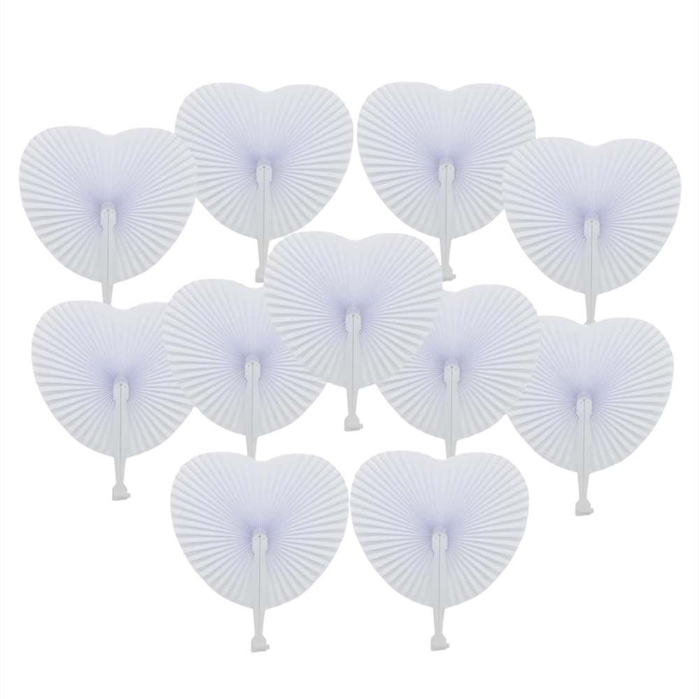 12pçs leques de papel redondos em forma de pêssego branco para crianças, presentes de aniversário, festa de casamento, lembranças, presentes de dama de honra, decoração de casa: Vermelho