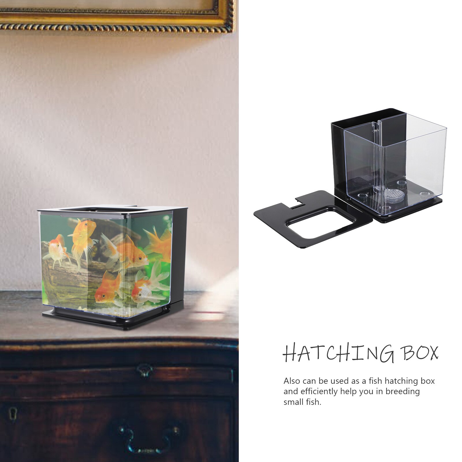 Household Small Fish Tank Labor-Saving Automatic Fish Tank Acrylic Fish Tank