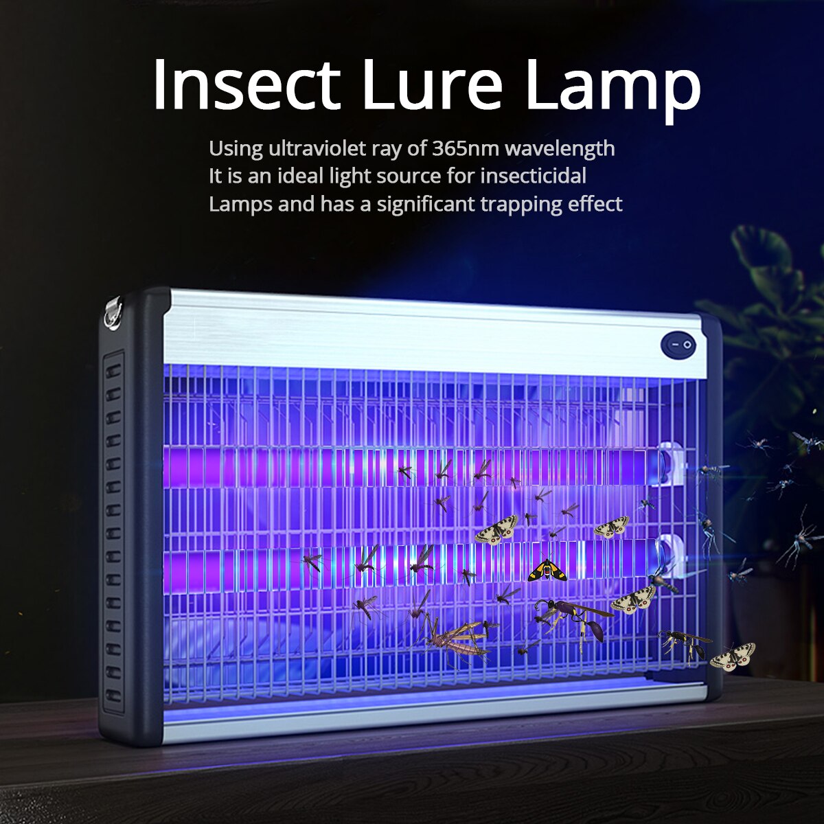 Led Ultraviolet Uv Lamp Led 6W 8W Blacklight Fluorescerende Cfl Gloeilamp Violet Lampen Voor Industriële Detectie Podium lamp