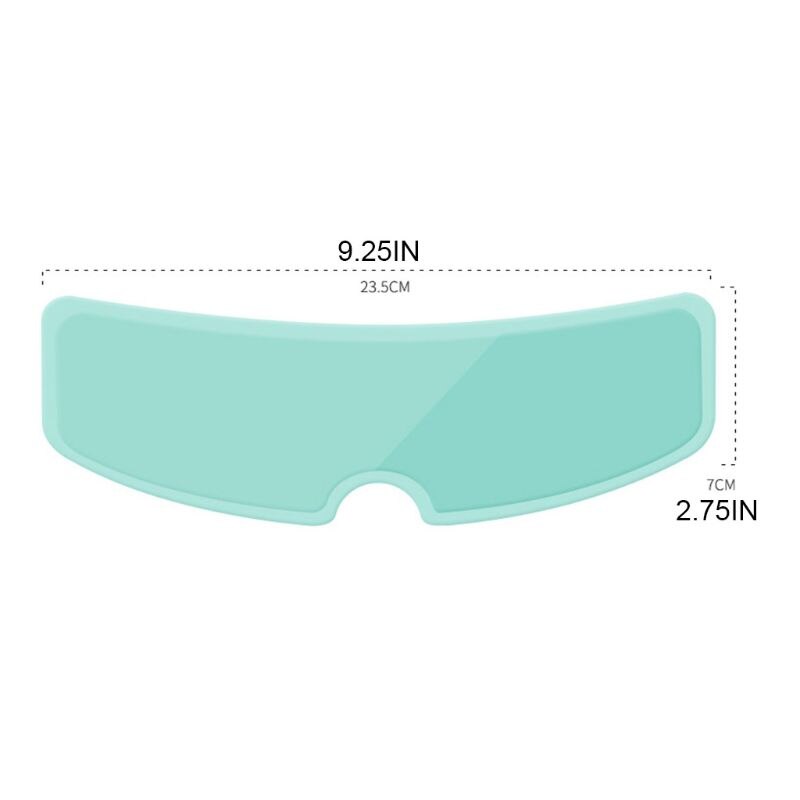 Universele motorhelm met volledig frame, regenbestendig en anti-condensfolie, helmlenspatch