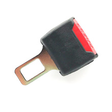 2 Color 1 Pc Car Seat Belt Clip Extender Safety Seatbelt Lock Buckle Plug Thick Insert Socket Black / Grey