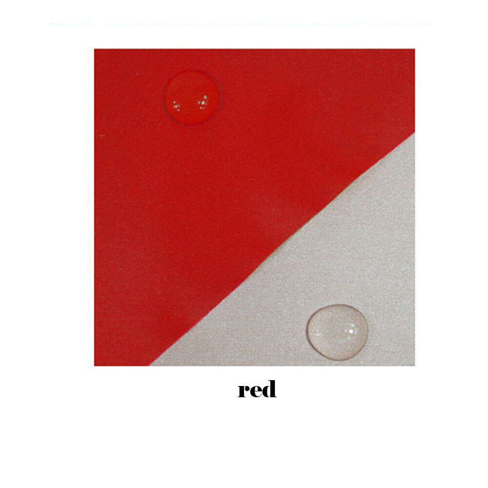 Silber Beschichtet Blackout Stoff Nylon Stoff Wasserdicht Polyester Regenschirm Drachen Wimpel DIY draussen Lager Zelt Sitz Abdeckung Material: rot
