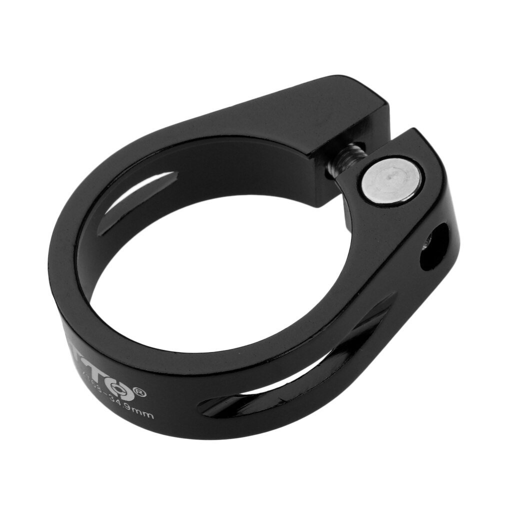 Fahrrad Sattelstütze Schellen Ultraleicht Schloss Fahrrad Sattelstützen Clip: Schwarz 34.9mm