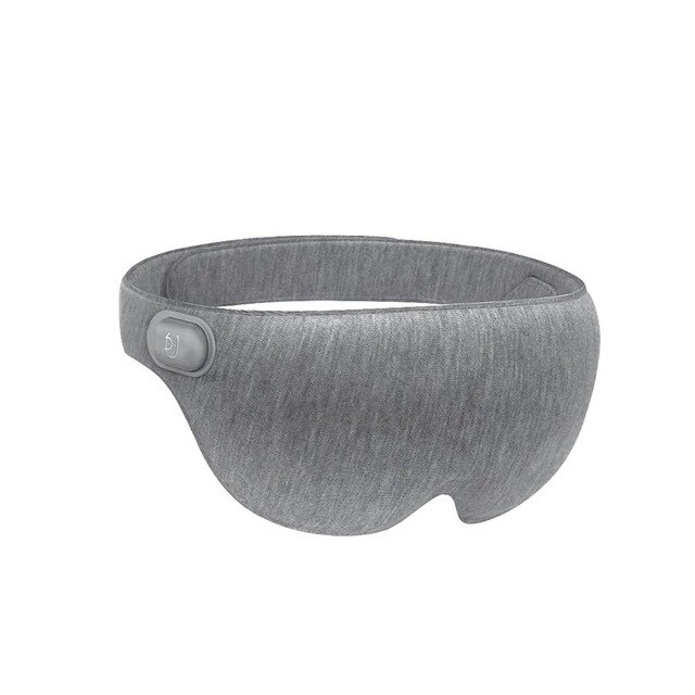 Xiaomi-mascarilla Mijia Ardor 3D, parche de descanso para ojos, 5V, 5W, USB, vapor , para viajes al aire libre, avión, cubierta para los ojos, venda para los ojos, estereoscópica 3D: light Grey