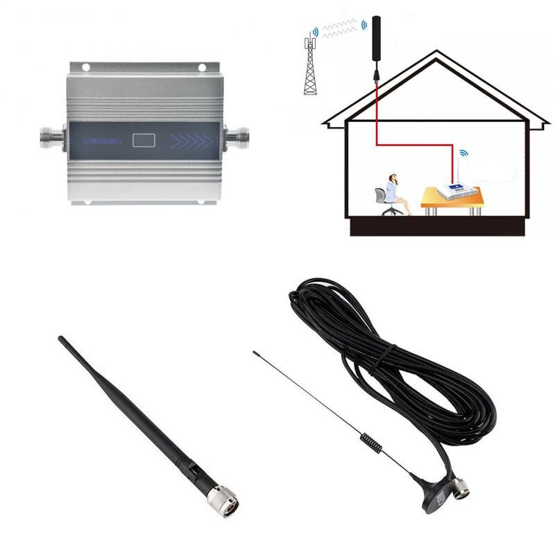 4G 900 Mhz Repeater 3G Celular Mobiele Telefoon Signaal Repeater Booster 900 Mhz Gsm Versterker Met Outdoor/indoor Antenne
