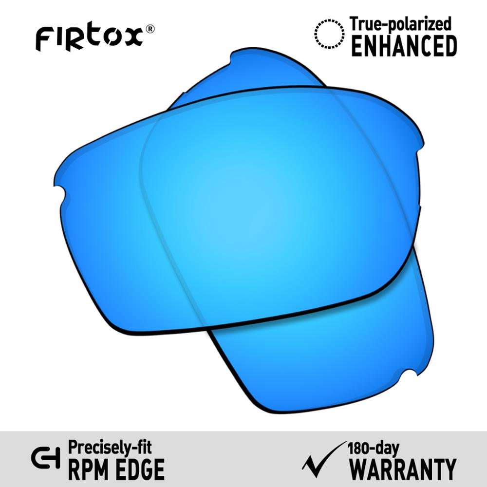 Firtox True UV400 Polarized Lenses Replacement for-Oakley RPM Edge OO9205 Sunglasses (Compatiable Lens Only) - Multiple Colors: Blue-Polarized