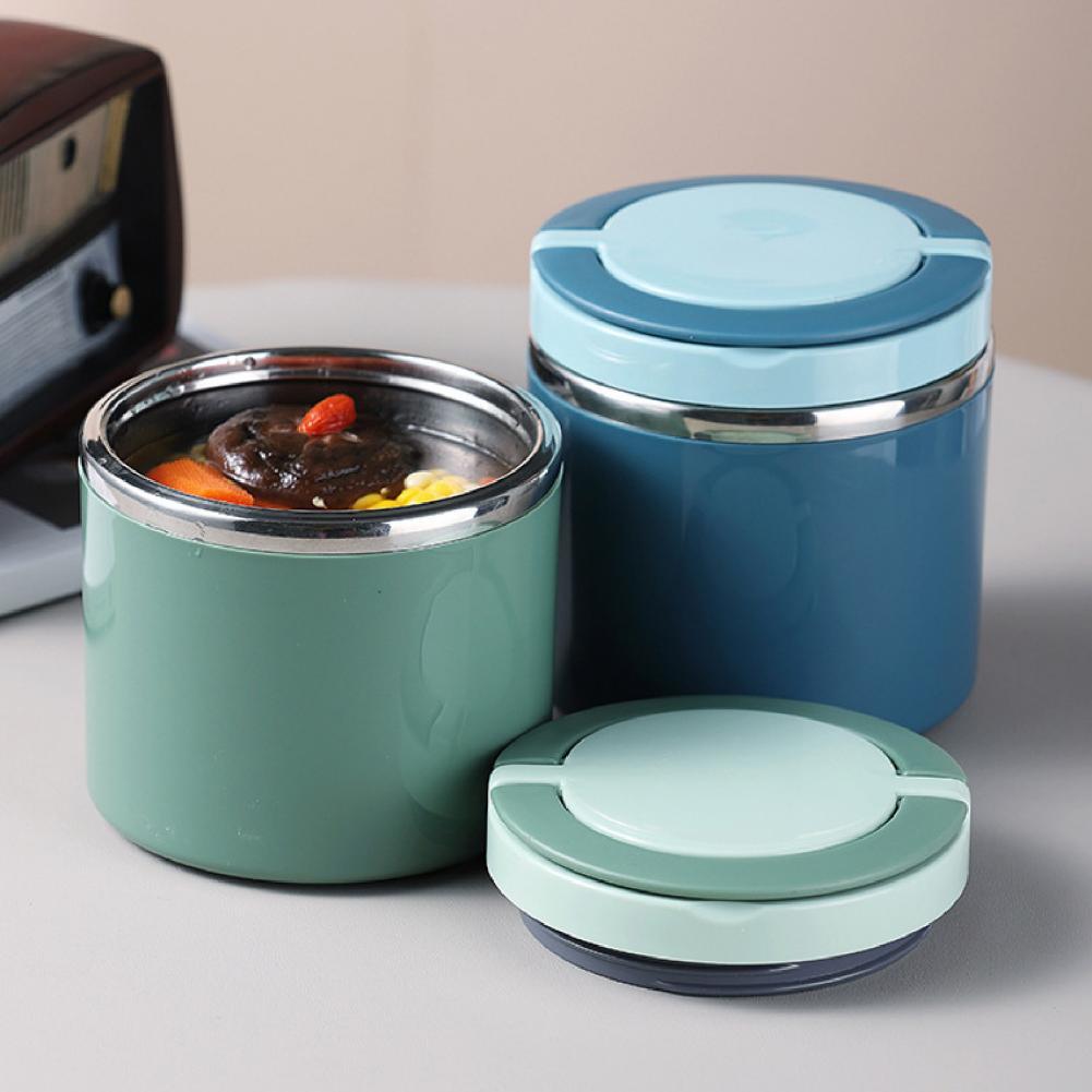 630ml/1000ml Lunch Breakfast Cup Stainless Steel Soup Cup Volume Pot Insulated Food Container Lunch Box Bento Box ланч бокс