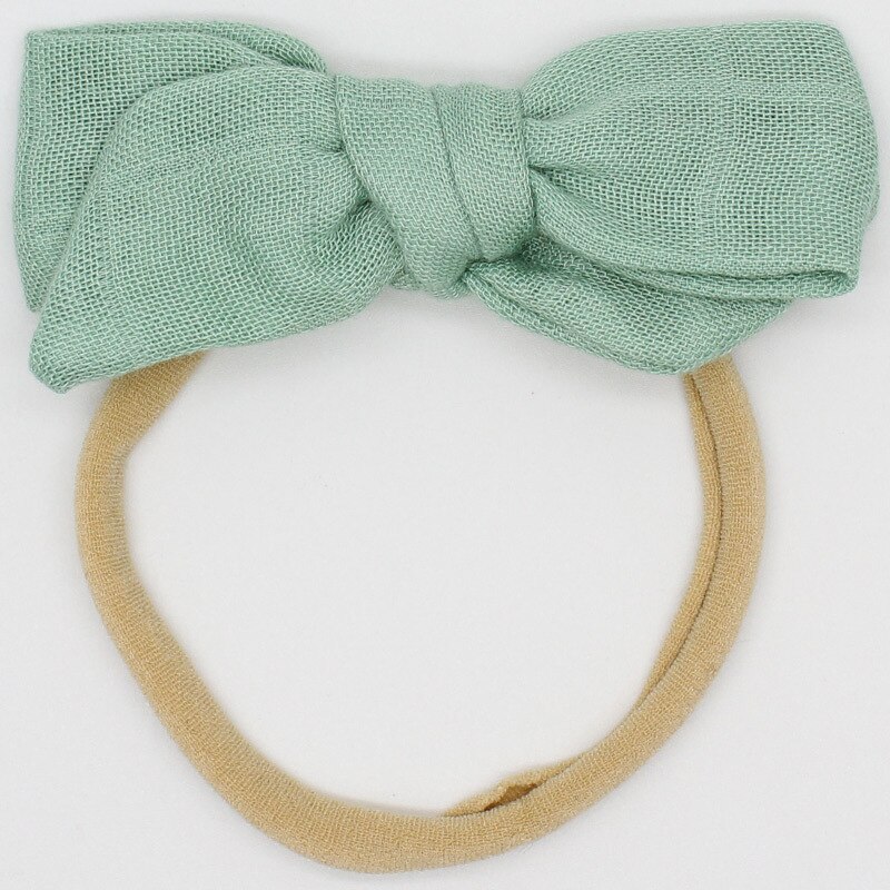 Baby Girl Headbands Newborn Headband Baby Headbands Nylon Infant Baby Bows Baby Girl Hair Accessories: Blackish-T