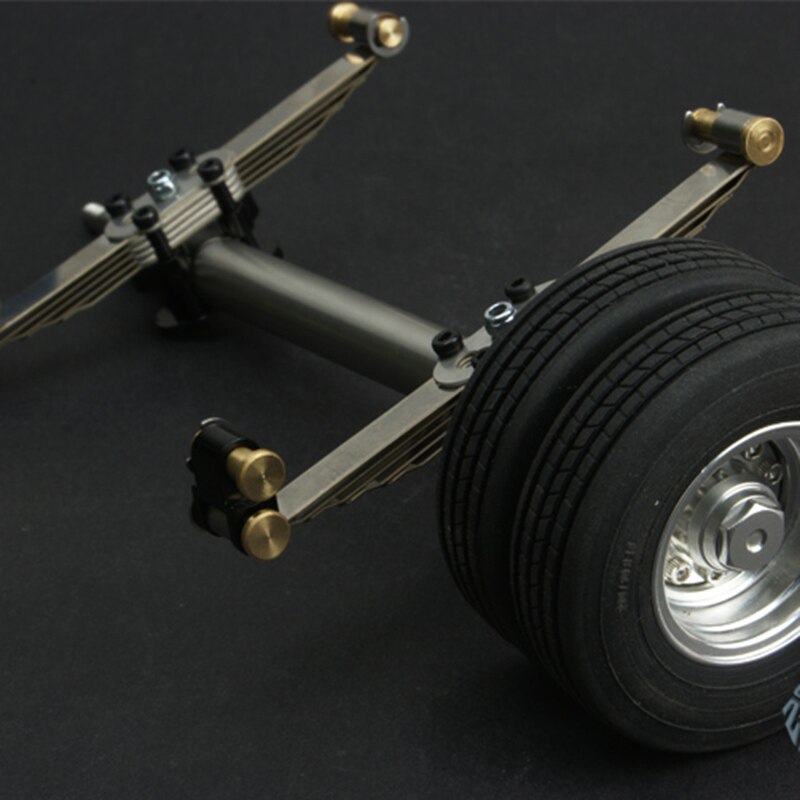 Metal Suspension with Axle for 1/14 LESU TAMIYA RC Trailer Truck Scale Model