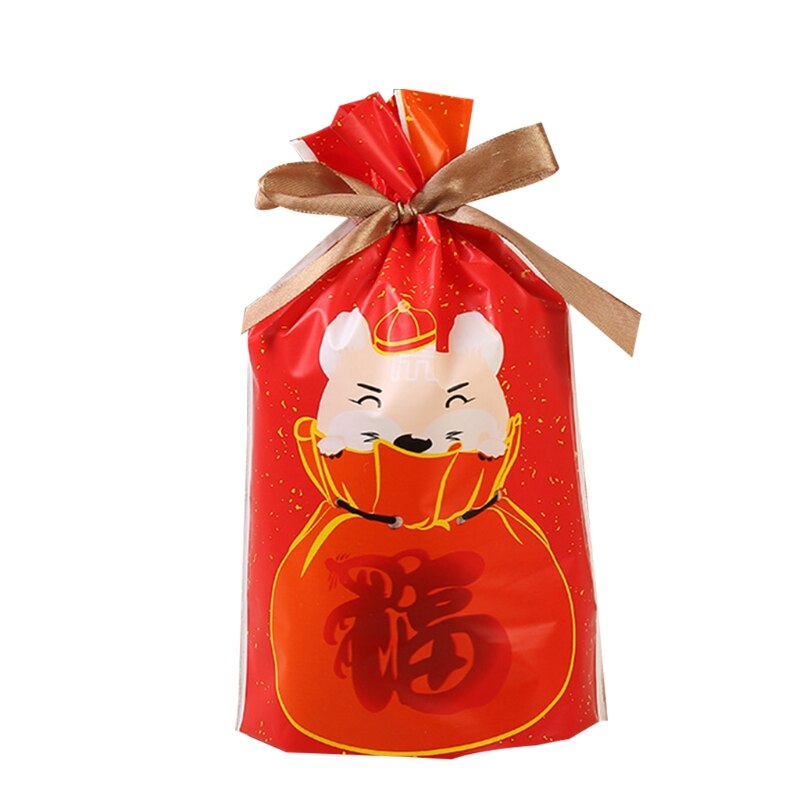 50 Pcs Chinese Year Candy Bundles Packaging Bag 54DC: 7