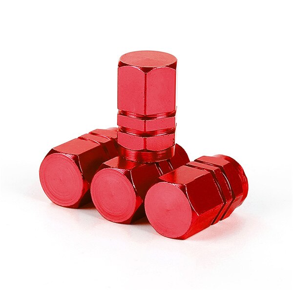 Car Tire Valve Stem caps 4pcs Bolt-in Aluminum Theftproof valve caps Car Wheel Tires Valves Tyre Stem Air Caps: 03