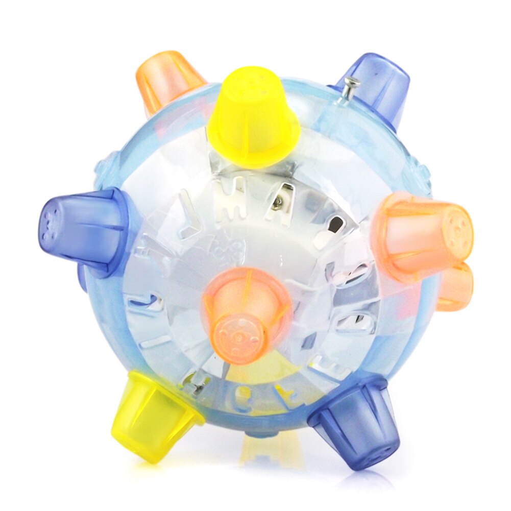 Jumping Activation Ball for Dogs Flashing Ball Light Sounds Jump Automatically DIN889