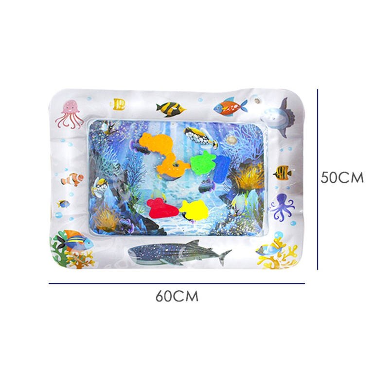 Colchoneta de agua inflable de PVC para bebé, Centro de Actividades divertido para niños y bebés, colchoneta de agua Funcushion para bebés: B