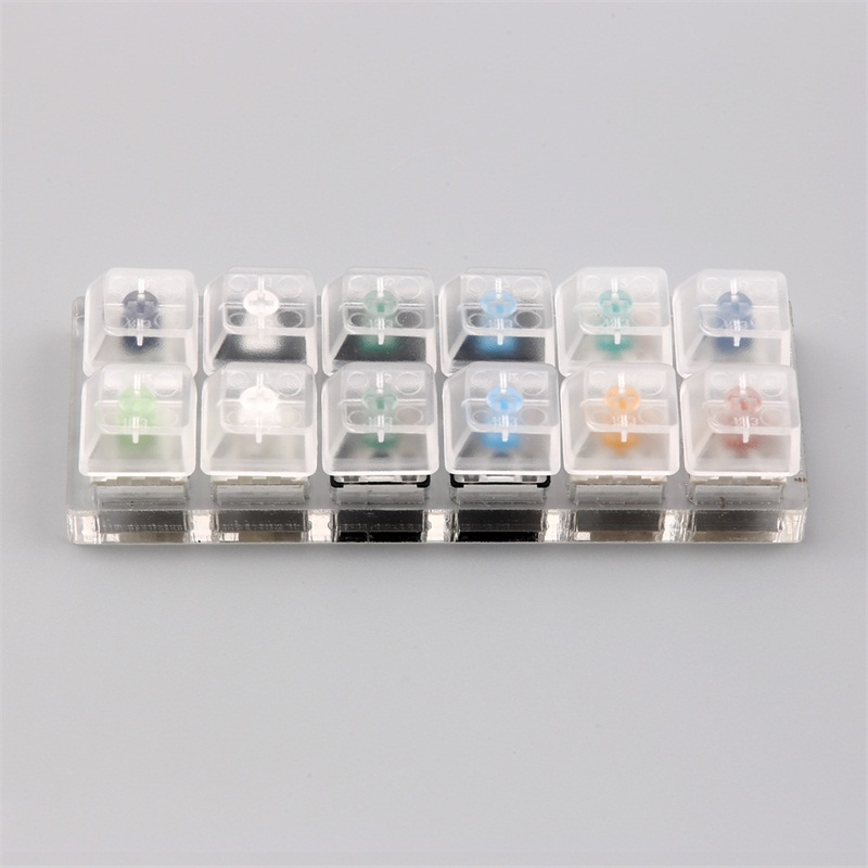 clicky linear tactile switch tester cherry zealio gateron box switch tester with transparent keycap: clicky tester