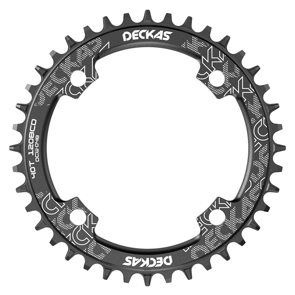 Fietskettingblad 120 bcd rond kettingblad diameter deckas 120mm 36t 38t 40t 42t 44t 1 stuk geschikt voor sram crankstel sram  x5/x7/x9