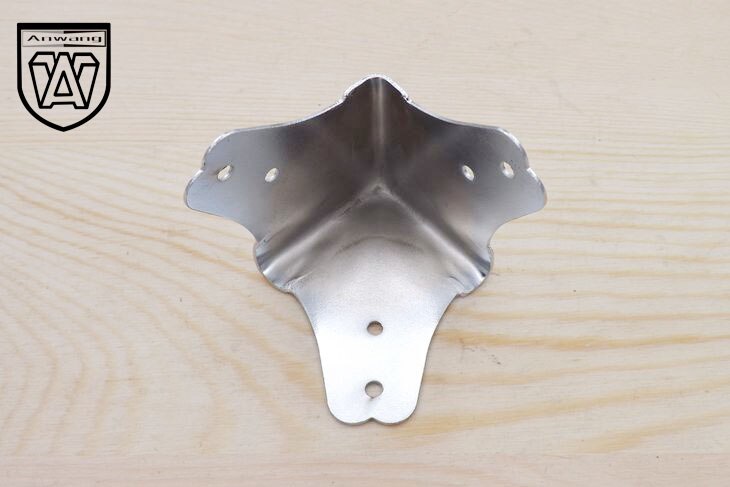 Stainless Steel Wrap Angle Square Corner Brackets Bag Corner Aluminum Wrap Cosmetic Case Angle Corner Hardware