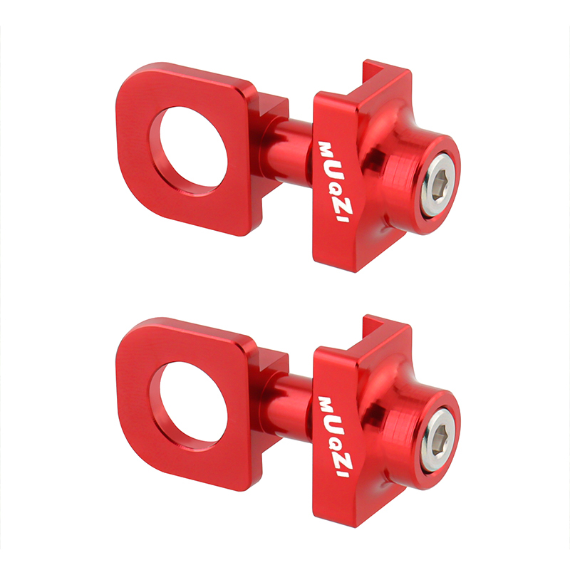 MUQZI Bicycle Chain Adjuster Tensioner For Folding Fixed Gear Single Speed Bike Chain Adjuster Screw Bolt: PURPLE