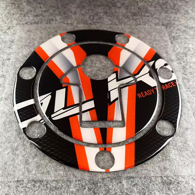 Adesivo coperchio serbatoio carburante Decorazione 3D moto adatta per KTM DUKE 125 200 390 200 790 RC200 RC390 150NK R2R gomma morbida