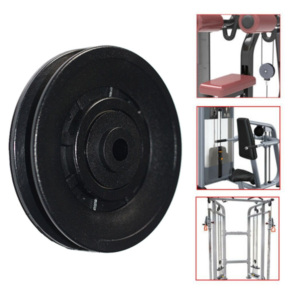 90mm V groove Type Nylon bearing pulley set wear-resistant suspension wheels rolling wheels Fitness Equipment Round Part Safe