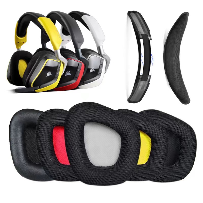Original Corsair Void PRO ELITE RGB Headphone Earpads Replacement Ear Cushion Cover for Wireless Gaming Headset Earmuff Ear Pads