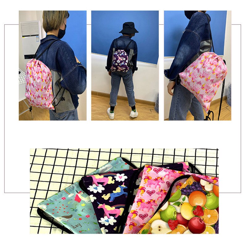 Avocado Lemon Backpack Women Softback plecak Ladies Storage torba ze sznurkiem do podróży dziewczyny Daypack torba na książki uchwyt na buty prezent