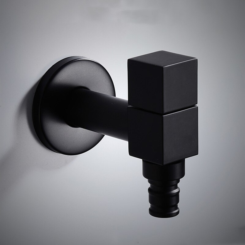 Durcheinander Antik Schwarz Außerhalb klopfen Waschmaschine Wasserhahn Wc Bibcocks klopfen Dekorative draussen Garten Wasserhahn: A