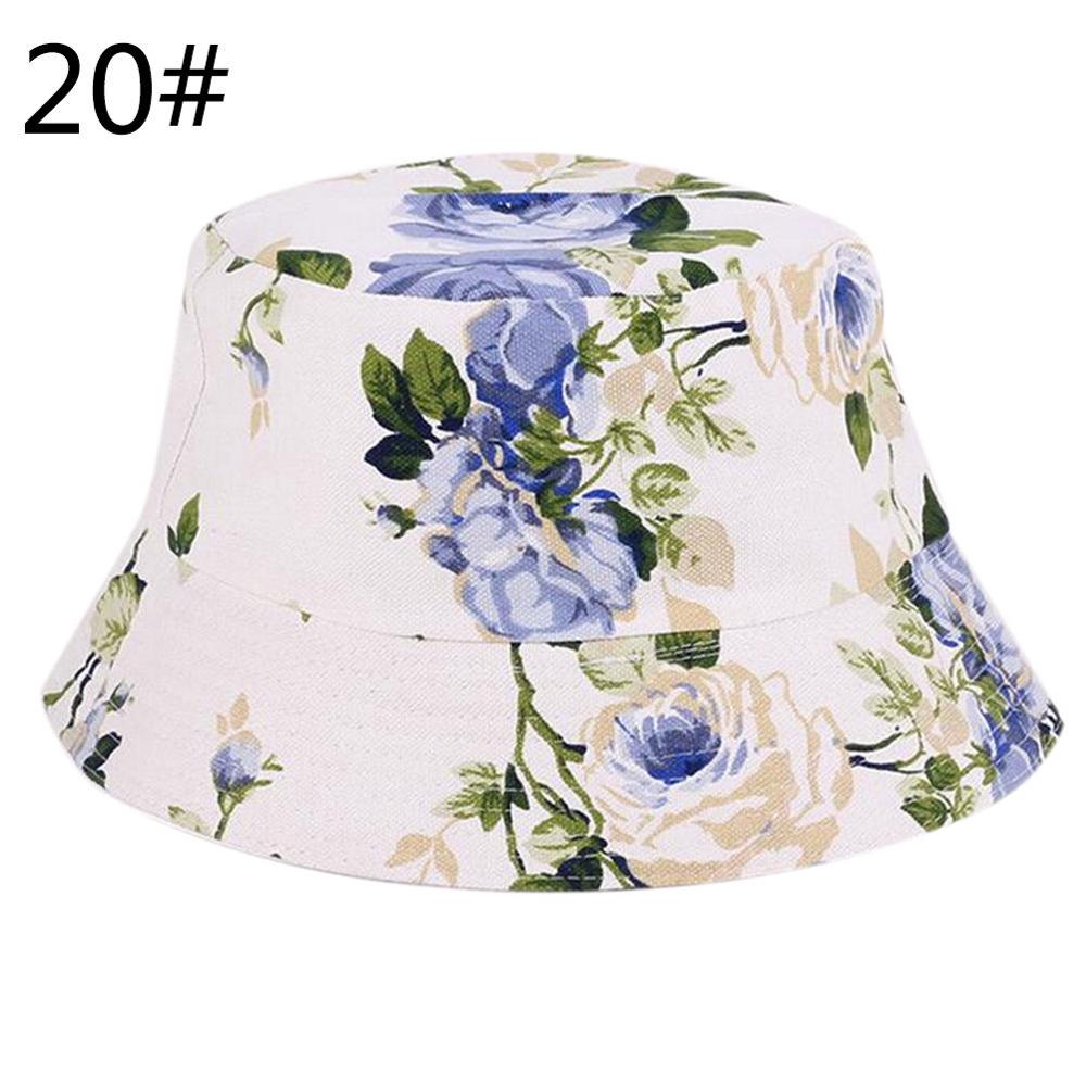 Summer Floral Sun Hat Bucket Funny Summer Novelty Beach Outdoor Cap Fishing Hats Sun Protetion for Men Women: 20