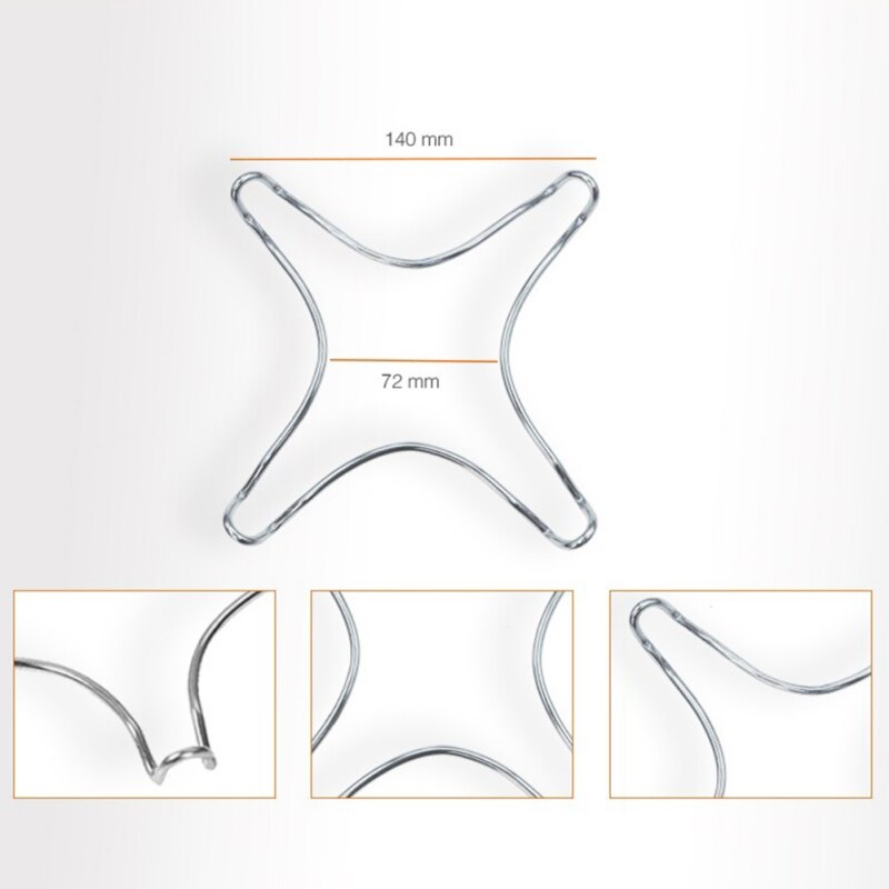 1pcs Stainless Steel Gas Stove Spare Pot Holder Cooking Metal Trivet Pot Holder Kitchen Tool