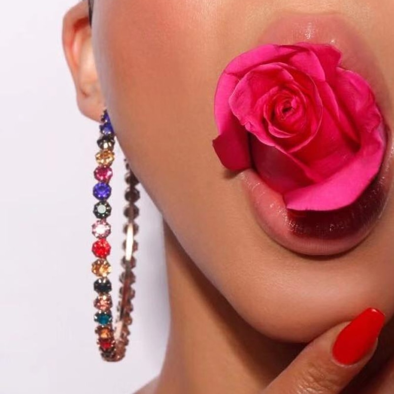 Mode Trendy Vrouwen Accessoires Sieraden Vintage Ronde Oorringen Big Verklaring Oorbellen Earring Voor Vrouwen