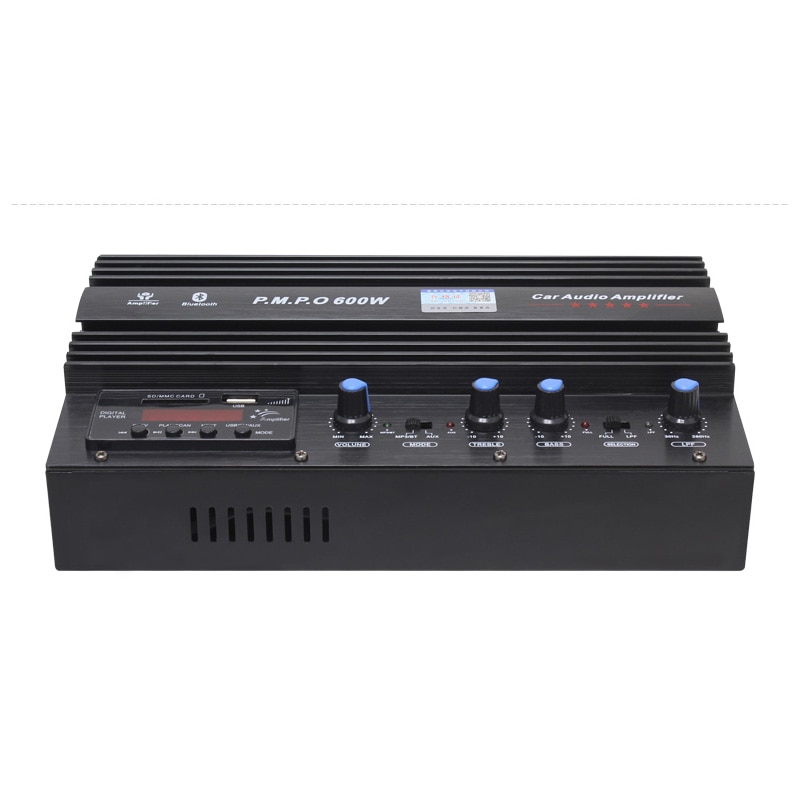 600W MONO Car Amplifier Full Range Speaker Music player Speakers Amplifiers USB Input Music FM Hifi 12V