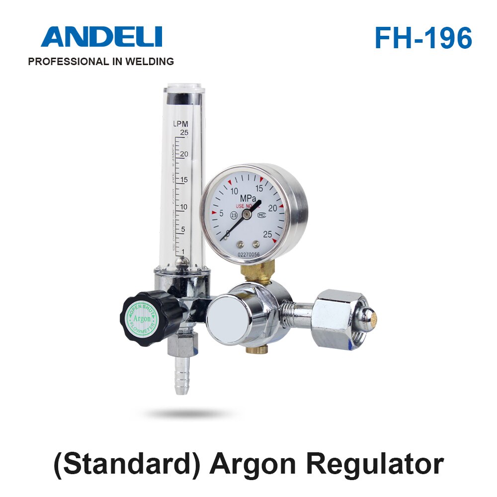 ANDELI Schweißen Gas Meter FH-196 Argon Druck Fluss Regler für Perücke-schweißen Maschine Argon Druck Minderer: Ursprünglich Titel