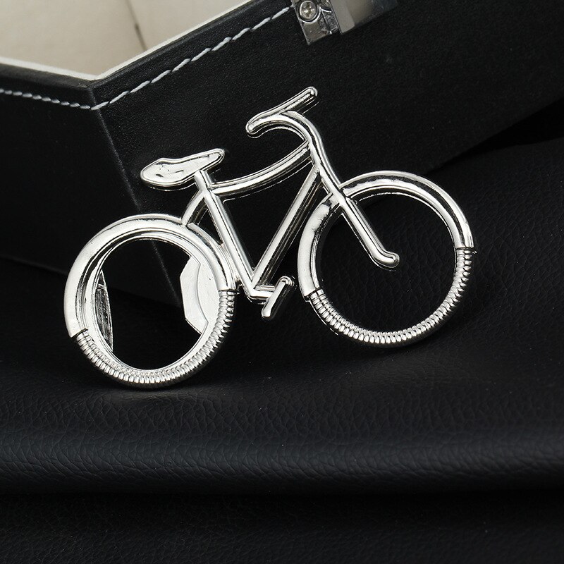 1 stk metal øl oplukker sød cykel cykel nøglering nøgleringe til elsker biker oplukkere bryllup
