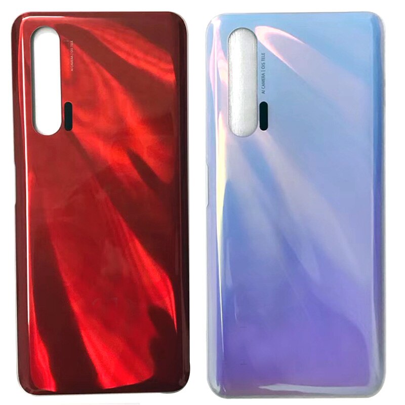 Caso de habitação traseira para huawei nova 6 volta vidro da bateria capa painel porta traseira para huawei nova 6 5g volta vidro capa substituição