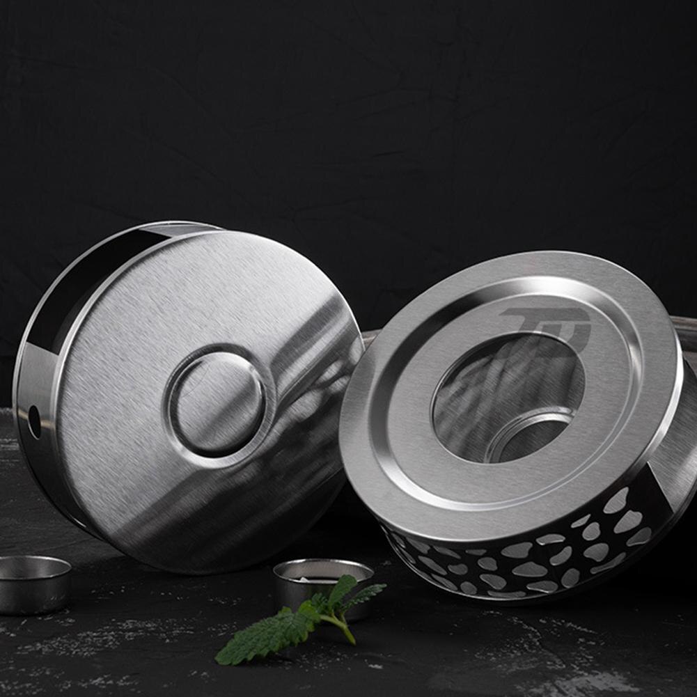 Staal Thee Warmer Thee Theepot Houder Warmer Ronde Kaars Base Heater Koffie Melk Kaars Verwarming Base Houder Theewaar