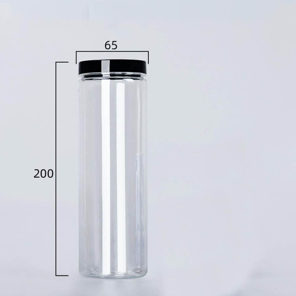 Clear Sealed Can With Lid Food Smell Odor Proof Storage Packaging Bottle Coffee Beans Seasoning Container Kitchen Accessories: Chocolate