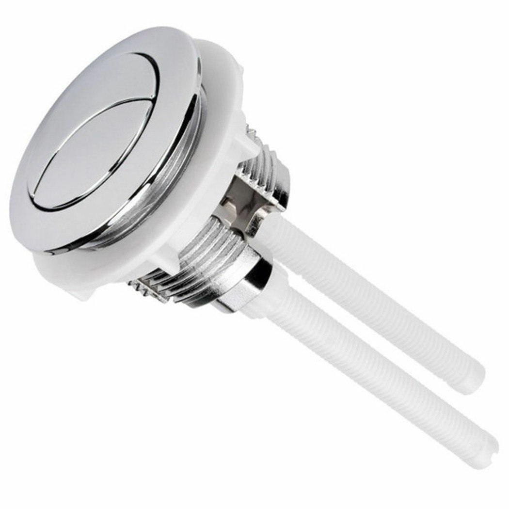 Válvula redonda para tanque de inodoro, pulsador redondo de doble prensa, interruptor de empuje, accesorios de varilla de ahorro de agua, doble descarga de 38mm