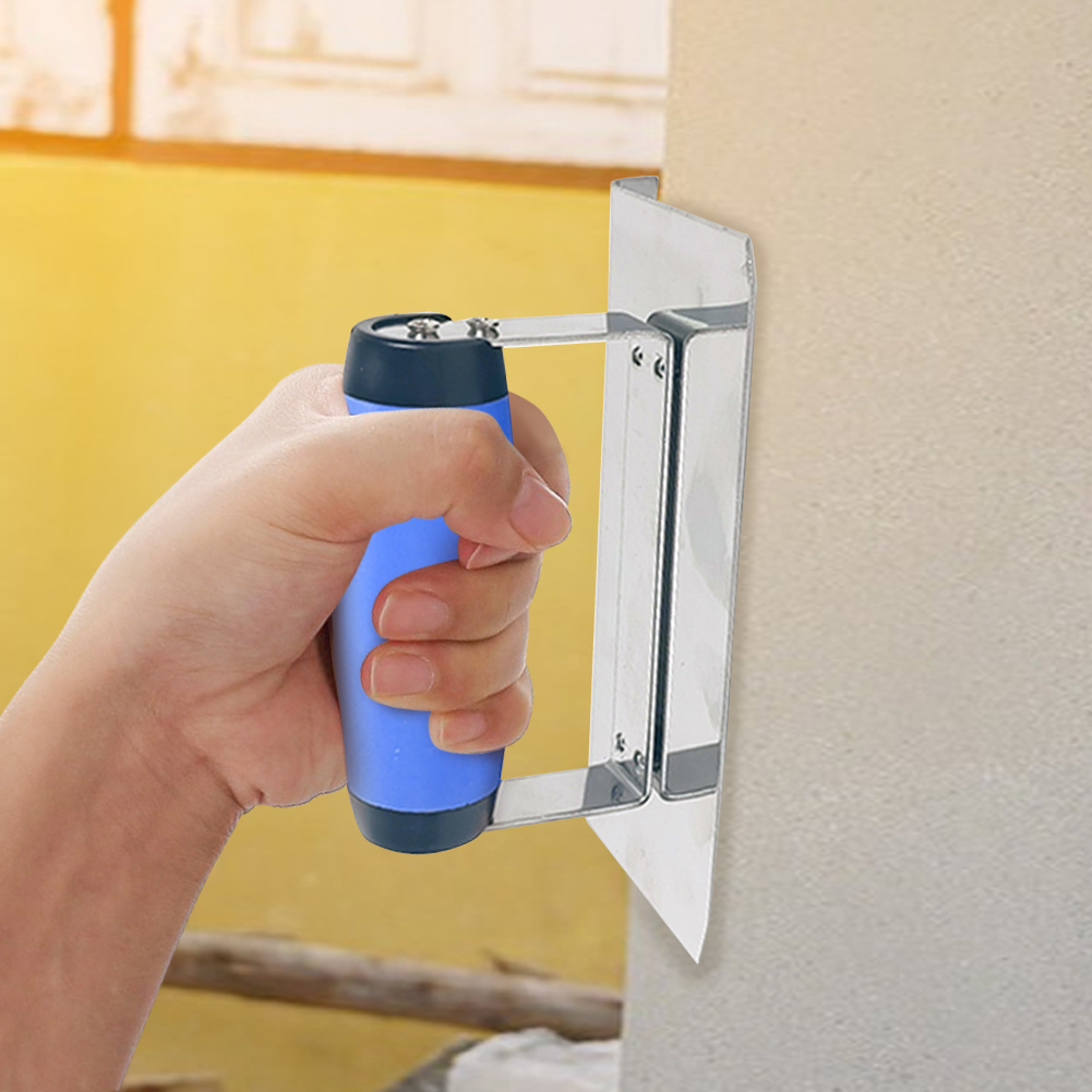 Concrete Hand Edger Or Groover Concrete Tools Stainless Steel with Soft Grip Plaster Stucco Cement Finishing Tool Pool Trowel