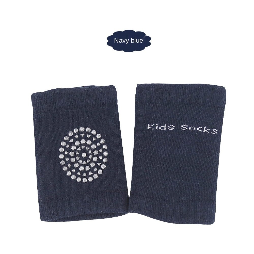 Ginocchiere per bambini sicurezza per bambini cuscino gomito strisciante ginocchiere protezione ginocchiera scaldamuscoli scaldamuscoli per ragazze ragazzi: Navy blue