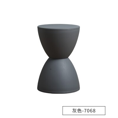 Tabouret bas moderne, minimaliste et nordique, pour chaussures de maison en plastique, simple et à la , tabouret de change de chaussures, petit tabouret de appartement: Ardoisé