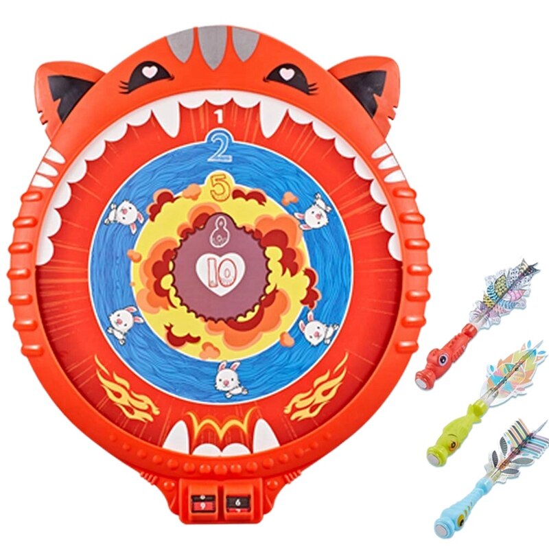 Diana para dardos magnética para niños, juego de Diana con único de dibujos animados para actividades al aire libre: red