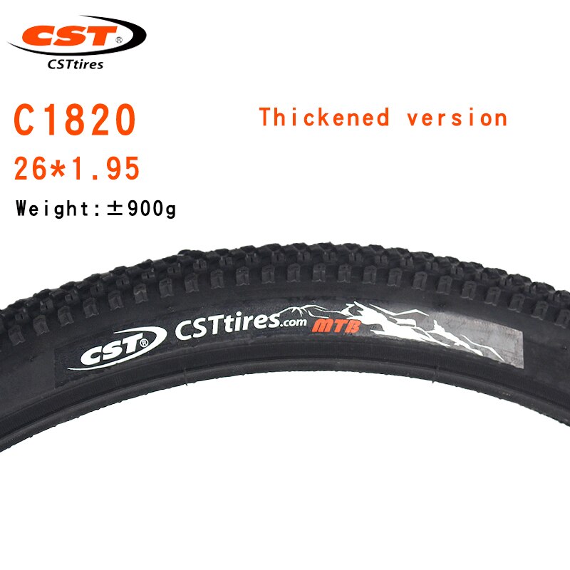 CST-neumáticos para bicicleta de montaña C1820 C1446, piezas de 20, 24, 26, 27,5, 29 pulgadas, 26x1,75, 1,95, 2,1: C1820 26X1.95 thick
