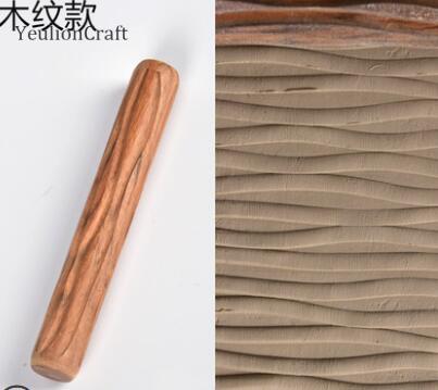 Chzimade træ polymer ler værktøjer akryl forme rullende præget blomst skulptur ler værktøjer: 1