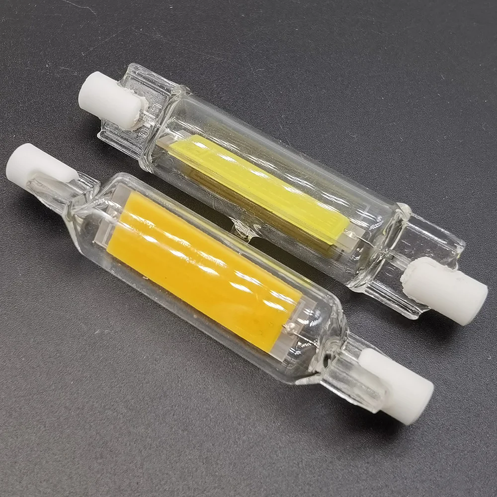 LED R7S 78mm 15W 20W R7S Hoge Krachtige Spotlight 118mm 30W 40W 110V 220V COB Lamp Glazen Buis Vervangen Halogeenlamp Licht