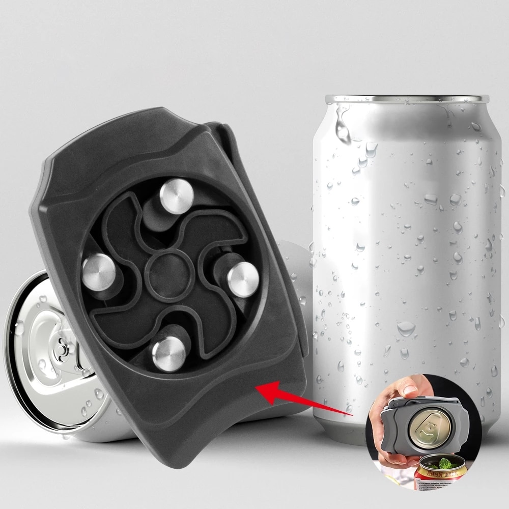 !! 1pc Go Swing Universal Topless Can Opener The Easiest Can Opener Ez-Drink Opener Bottle Opener